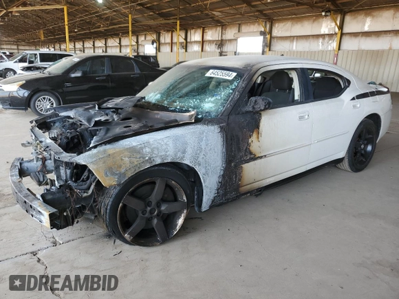 2008 Dodge Charger Police with VIN 2B3KA43H48H298639, listed as a Copart auction lot 64525594 with 0 mi miles and Salvage Title. Bid and sale history available at carsss.com. Image 1.
