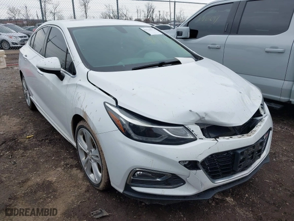 2016 Chevrolet Cruze Premier with VIN 1G1BG5SM5G7252161, listed as a IAAI auction lot 41716574 with 91,418 mi miles. Bid and sale history available at carsss.com. Image 1.