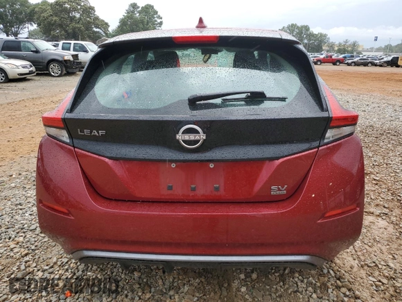 2023 Nissan LEAF SV Plus with VIN 1N4CZ1CV4PC555628, listed as a Copart auction lot 61274595 with 28,424 mi miles and Salvage title. Bid and sale history available at DreamBid. Image 6.