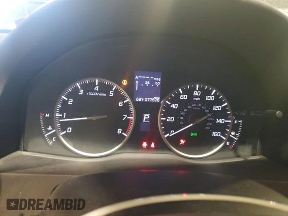 2016 Acura RDX Tech Pkg with VIN 5J8TB4H59GL002757, listed as a Copart auction lot 48546155 with 77,590 mi miles and Salvage Title. Bid and sale history available at carsss.com. Image 9.
