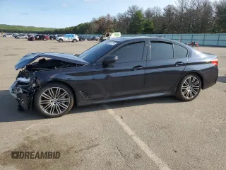 2019 BMW 5 Series 540i xDrive with VIN WBAJE7C57KWW14238, listed as a Copart auction lot 67701274 with Not Provided miles and Salvage Title. Bid and sale history available at carsss.com. Image 1.