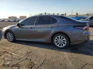 2023 Toyota Camry LE with VIN 4T1C11AK8PU823757, listed as a Copart auction lot 46809945 with 17,836 mi miles and Salvage Title. Bid and sale history available at carsss.com. Image 2.