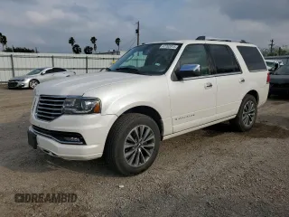 2017 Lincoln Navigator Select z VIN 5LMJJ2HT7HEL14084, wystawiony jako Copart lot #47703915 z przebiegiem 98 919 mil mil oraz Szkoda całkowita • Salvage title. Historia ofert i sprzedaży dostępna na DreamBid. Obrazek 1.