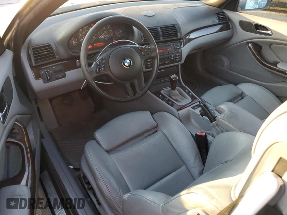 2005 BMW 3 Series 325Ci with VIN WBABW33425PG99105, listed as a Copart auction lot 87089304 with 159,379 mi miles and Salvage Title. Bid and sale history available at carsss.com. Image 8.