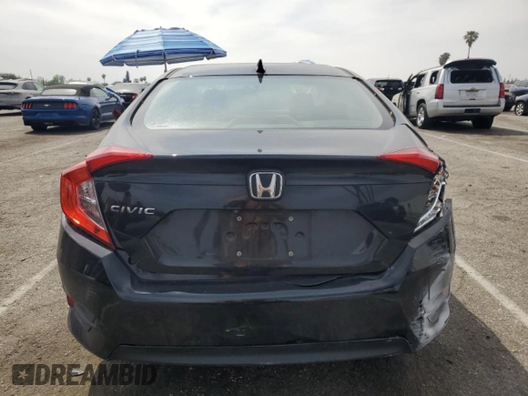 2018 Honda Civic EX with VIN 2HGFC2F7XJH537944, listed as a Copart auction lot 53353835 with 90,768 mi miles and Salvage Title. Bid and sale history available at DreamBid. Image 6.