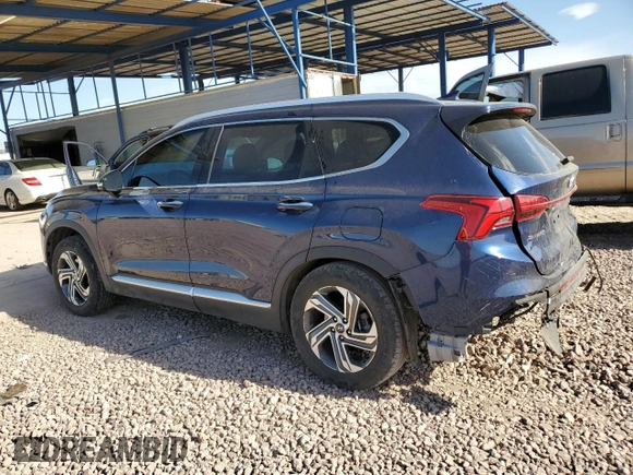 2021 Hyundai Santa Fe SEL with VIN 5NMS64AJ9MH296552, listed as a Copart auction lot 87953715 with 79,186 mi miles and Salvage Title. Bid and sale history available at carsss.com. Image 2.