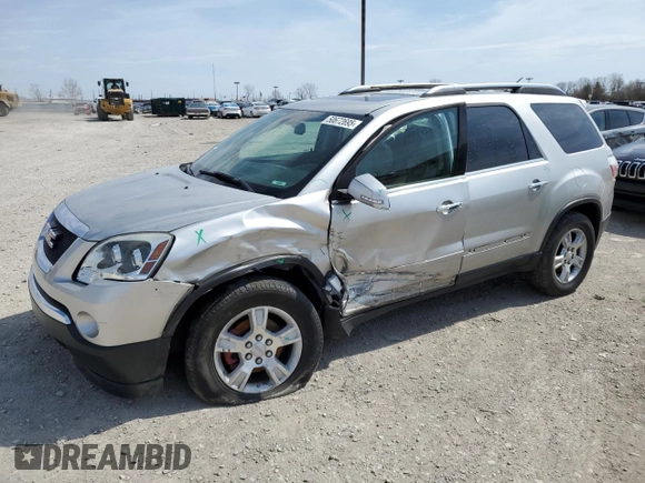 2008 GMC Acadia SLT2 with VIN 1GKEV337X8J178851, listed as a Copart auction lot 50672695 with 159,000 mi miles and Salvage Title. Bid and sale history available at DreamBid. Image 1.
