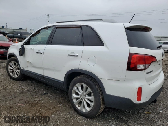 2014 Kia Sorento EX with VIN 5XYKUDA79EG445743, listed as a Copart auction lot 58472615 with 110,019 mi miles and Salvage title. Bid and sale history available at DreamBid. Image 2.