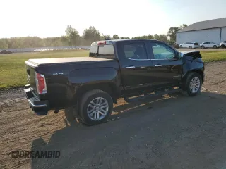 2017 GMC Canyon 4WD SLT with VIN 1GTG6DEN0H1299214, listed as a Copart auction lot 70293774 with 110,617 mi miles and Salvage Title. Bid and sale history available at carsss.com. Image 3.