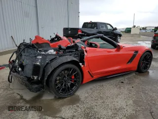 2017 Chevrolet Corvette Z06 3LZ with VIN 1G1YT2D64H5603285, listed as a Copart auction lot 68898003 with 0 mi miles. Bid and sale history available at carsss.com. Image 3.