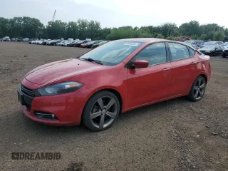 2015 Dodge Dart GT with VIN 1C3CDFEB2FD277883, listed as a Copart auction lot 60686505 with 55,642 mi miles and Salvage title. Bid and sale history available at DreamBid. Image 1.