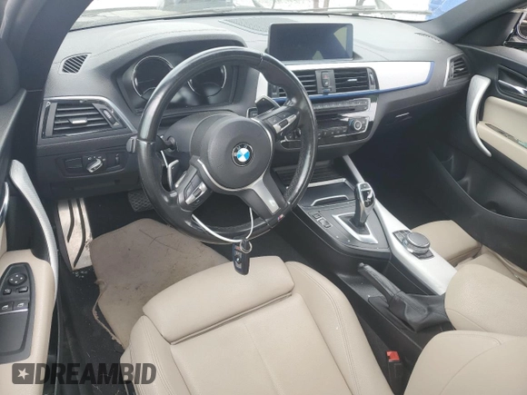 2018 BMW 2 Series M240i with VIN WBA2J5C59JVC07209, listed as a Copart auction lot 53855665 with Not Provided miles and Salvage Title. Bid and sale history available at carsss.com. Image 8.