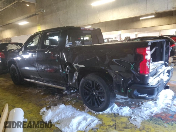 2019 Chevrolet Silverado 1500 High Country with VIN 1GCUYHEL7KZ157342, listed as a Copart auction lot 41569715 with 41,099 mi miles and Salvage Title. Bid and sale history available at carsss.com. Image 2.