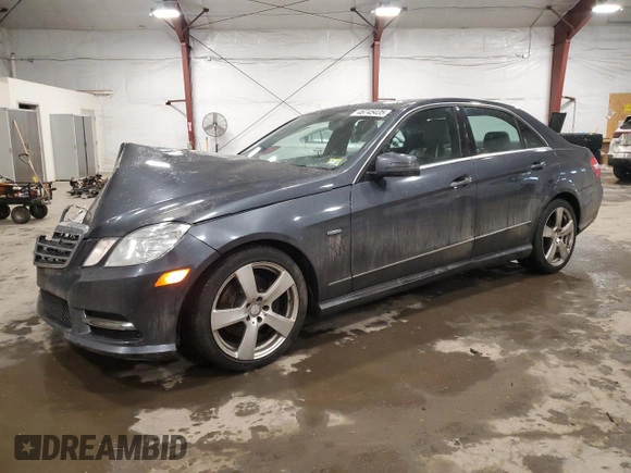 2012 Mercedes-Benz E 350 Luxury with VIN WDDHF8JB0CA574375, listed as a Copart auction lot 46745435 with 140,086 mi miles and Non Repairable. Bid and sale history available at DreamBid. Image 1.