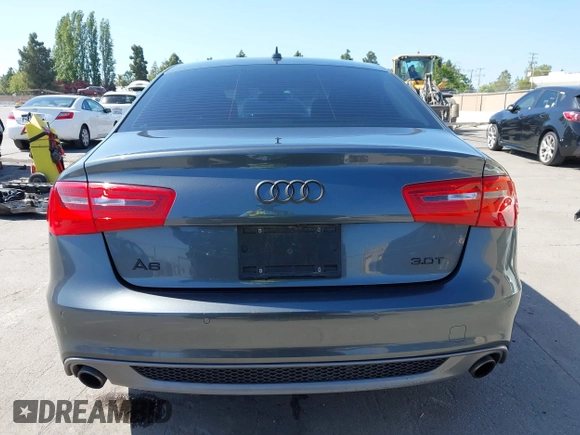 2014 Audi A6 3.0T Prestige with VIN WAUHGAFC9EN028196, listed as a IAAI auction lot 41993806 with 100,215 mi miles. Bid and sale history available at carsss.com. Image 17.