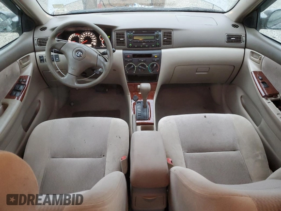2005 Toyota Corolla CE with VIN 1NXBR32E05Z527721, listed as a Copart auction lot 50330015 with 261,159 mi miles and Non Repairable. Bid and sale history available at DreamBid. Image 8.