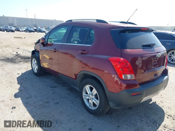 2016 Chevrolet Trax LT with VIN 3GNCJLSB6GL120853, listed as a IAAI auction lot 41973821 with 149,259 mi miles and . Bid and sale history available at DreamBid. Image 3.