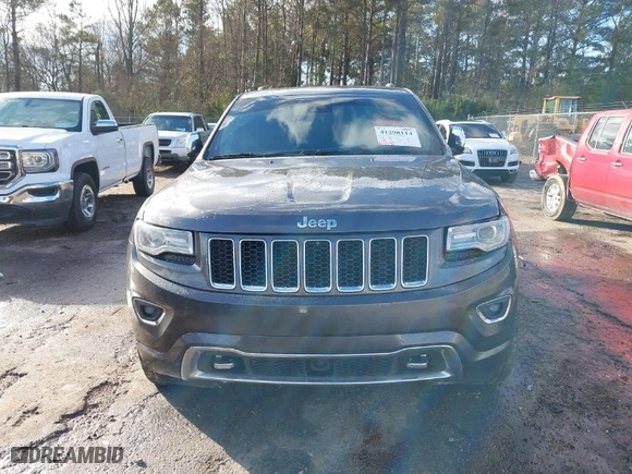 2014 Jeep Grand Cherokee Overland with VIN 1C4RJFCT8EC183165, listed as a IAAI auction lot 41298114 with 114,187 mi miles. Bid and sale history available at carsss.com. Image 12.