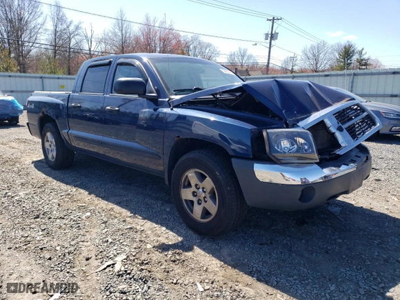 2005 Dodge Dakota SLT with VIN 1D7HW48N05S181997, listed as a Copart auction lot 50633275 with 127,002 mi miles and Salvage Title. Bid and sale history available at carsss.com. Image 4.