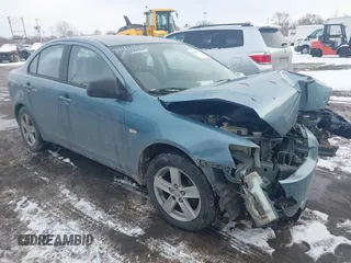 2008 Mitsubishi Lancer DE with VIN JA3AU26U88U018070, listed as a IAAI auction lot 41410791 with 149,468 mi miles. Bid and sale history available at carsss.com. Image 1.