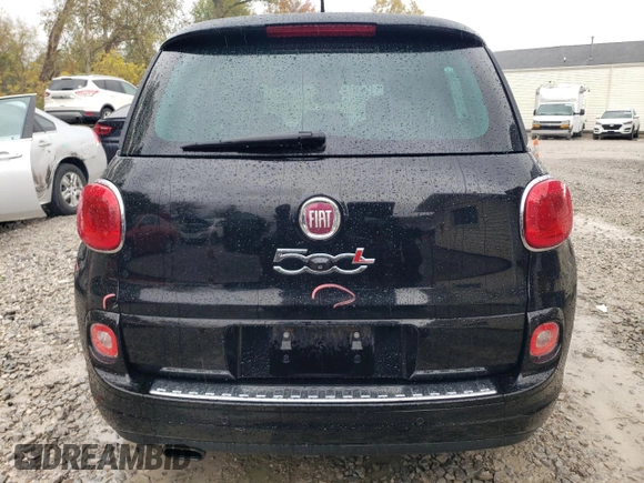 2014 FIAT 500L Lounge with VIN ZFBCFACH0EZ013324, listed as a Copart auction lot 75293764 with 73,597 mi miles and Salvage Title. Bid and sale history available at carsss.com. Image 6.
