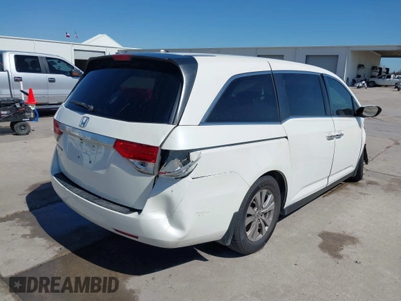2016 Honda Odyssey EX-L with VIN 5FNRL5H67GB143706, listed as a IAAI auction lot 41736247 with 194,484 mi miles and . Bid and sale history available at DreamBid. Image 4.