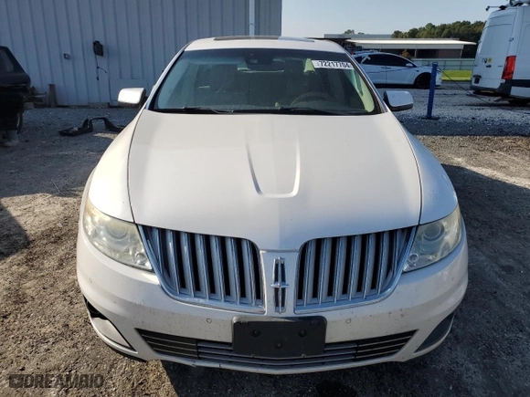 2012 Lincoln MKS with VIN 1LNHL9DR0CG802997, listed as a Copart auction lot 72217704 with 186,296 mi miles and Salvage Title. Bid and sale history available at carsss.com. Image 5.