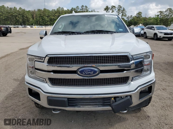 2019 Ford F-150 XL with VIN 1FTEW1E51KFD33077, listed as a Copart auction lot 53943415 with 74,754 mi miles and Salvage title. Bid and sale history available at DreamBid. Image 5.
