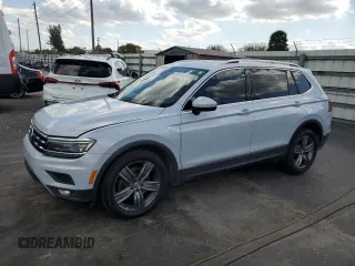 2018 Volkswagen Tiguan SEL Premium with VIN 3VV5B7AX8JM123582, listed as a Copart auction lot 51914115 with 114,549 mi miles and Salvage Title. Bid and sale history available at DreamBid. Image 1.