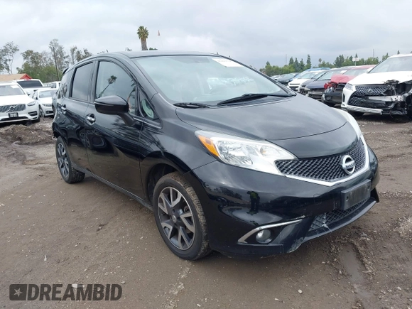 2015 Nissan Note SV with VIN 3N1CE2CP9FL428148, listed as a IAAI auction lot 41491538 with 83,549 mi miles and . Bid and sale history available at DreamBid. Image 1.