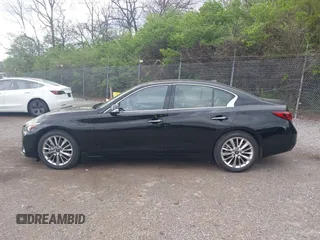 2022 Infiniti Q50 Luxe with VIN JN1EV7BRXNM342313, listed as a IAAI auction lot 42028864 with 28,093 mi miles and . Bid and sale history available at DreamBid. Image 15.