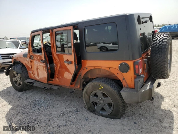 2010 Jeep Wrangler Unlimited Sport with VIN 1J4BA3H10AL223539, listed as a Copart auction lot 49852195 with 108,157 mi miles and Salvage Title. Bid and sale history available at carsss.com. Image 2.