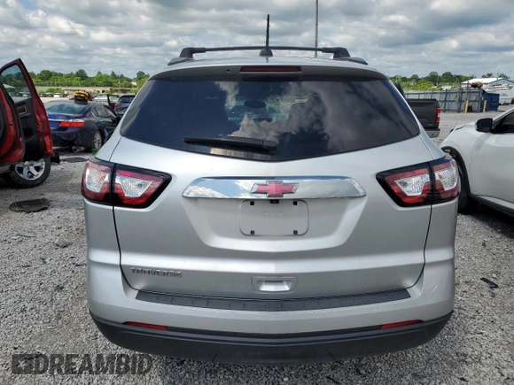 2017 Chevrolet Traverse LS с VIN 1GNKRFKD8HJ326725, выставлен на аукционе Copart как лот 57758505 с пробегом 161 334 миль миль и Списание • Salvage title. История ставок и продаж доступна на DreamBid. Изображение 6.