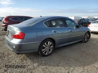 2008 Infiniti M45 with VIN JNKBY01EX8M500777, listed as a Copart auction lot 44052805 with 229,640 mi miles and Salvage Title. Bid and sale history available at carsss.com. Image 3.