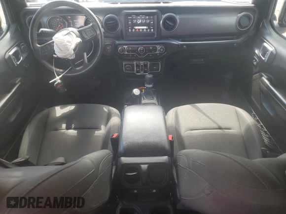 2021 Jeep Wrangler Unlimited Willys with VIN 1C4HJXDN0MW859686, listed as a Copart auction lot 56657725 with 49,984 mi miles and Salvage title. Bid and sale history available at DreamBid. Image 8.