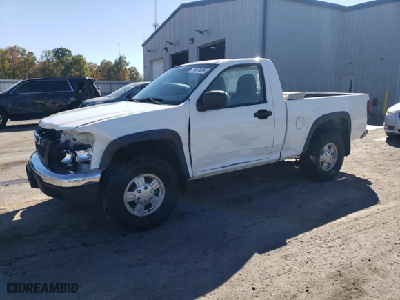 2005 Chevrolet Colorado LT w/1LT with VIN 1GCDT146458175924, listed as a Copart auction lot 76576884 with 126,821 mi miles and Salvage Title. Bid and sale history available at carsss.com. Image 1.