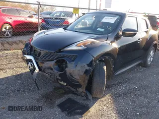 2015 Nissan Juke S with VIN JN8AF5MR8FT506101, listed as a IAAI auction lot 41821545 with 82,385 mi miles. Bid and sale history available at carsss.com. Image 6.