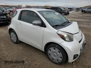 2012 Scion iQ with VIN JTNJJXB04CJ018325, listed as a Copart auction lot 49999945 with 91,507 mi miles and Salvage Title. Bid and sale history available at carsss.com. Image 4.