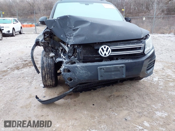 2017 Volkswagen Tiguan S with VIN WVGBV7AX8HK027148, listed as a IAAI auction lot 41215649 with 132,690 mi miles and . Bid and sale history available at DreamBid. Image 18.