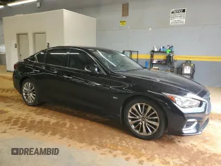 2020 Infiniti Q50 Luxe z VIN JN1EV7AR9LM252570, wystawiony jako Copart lot #58611975 z przebiegiem 148 107 mil mil oraz Czysty tytuł • Clean title. Historia ofert i sprzedaży dostępna na DreamBid. Obrazek 4.