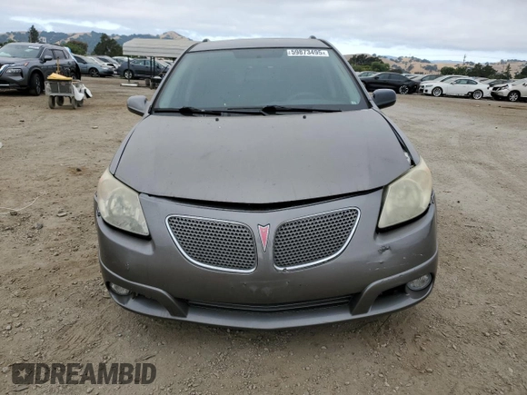 2005 Pontiac Vibe with VIN 5Y2SL66805Z460679, listed as a Copart auction lot 59873495 with 165,692 mi miles and Salvage title. Bid and sale history available at DreamBid. Image 5.