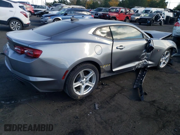 2019 Chevrolet Camaro 2LT with VIN 1G1FD1RS5K0143529, listed as a Copart auction lot 75947044 with 0 mi miles and Salvage Title. Bid and sale history available at carsss.com. Image 3.