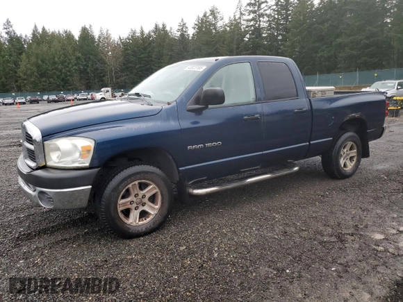 2007 Dodge 1500 ST with VIN 1D7HU18P87J507401, listed as a Copart auction lot 43823185 with 177,377 mi miles and Clean Title. Bid and sale history available at DreamBid. Image 1.