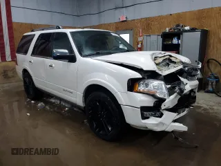 2017 Ford Expedition Platinum with VIN 1FMJU1MT9HEA42468, listed as a Copart auction lot 85666634 with 98,512 mi miles and Clean title. Bid and sale history available at DreamBid. Image 4.