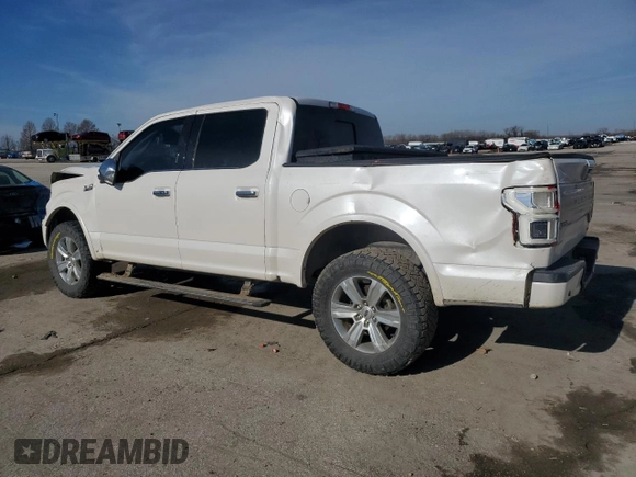 2019 Ford F-150 XL with VIN 1FTEW1E46KFD25631, listed as a Copart auction lot 43272255 with 146,160 mi miles and Salvage Title. Bid and sale history available at DreamBid. Image 2.