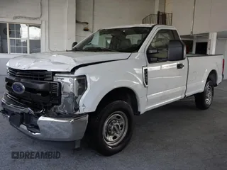 2019 Ford Super Duty F-250 SRW XL with VIN 1FTBF2A61KEE54690, listed as a Copart auction lot 83430304 with 43,609 mi miles and Salvage Title. Bid and sale history available at carsss.com. Image 2.