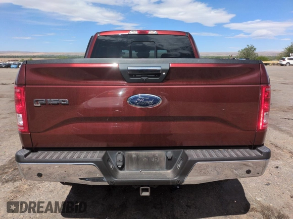 2016 Ford F-150 XLT with VIN 1FTEW1EG2GKD88539, listed as a Copart auction lot 56975835 with 142,775 mi miles and Salvage title. Bid and sale history available at DreamBid. Image 6.