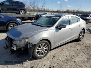 2015 Mazda 3 i Grand Touring with VIN JM1BM1W7XF1223821, listed as a Copart auction lot 52163325 with 103,509 mi miles and Salvage title. Bid and sale history available at DreamBid. Image 1.