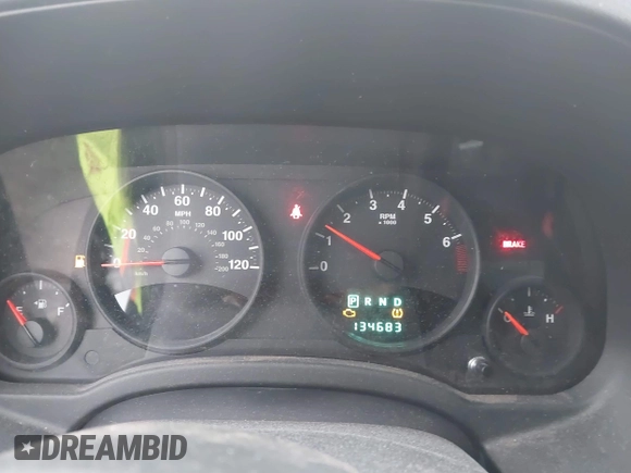 2013 Jeep Compass Latitude with VIN 1C4NJDEB3DD221904, listed as a IAAI auction lot 41691631 with 134,683 mi miles. Bid and sale history available at carsss.com. Image 7.