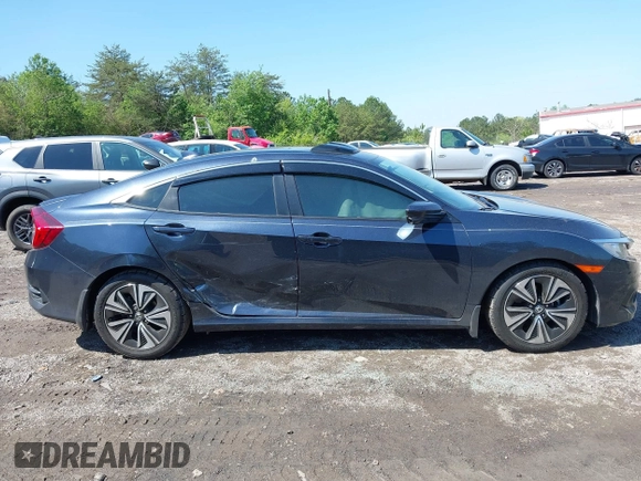 2017 Honda Civic Sedan EX-T with VIN 19XFC1F39HE021182, listed as a IAAI auction lot 41987404 with 88,733 mi miles. Bid and sale history available at carsss.com. Image 13.